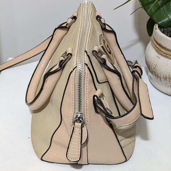 GUESS Factory Women's  Satchel Crossbody Bag Beige - Picture 3 of 12